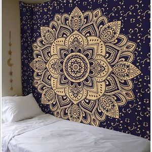 Blue and Gold Tapestry